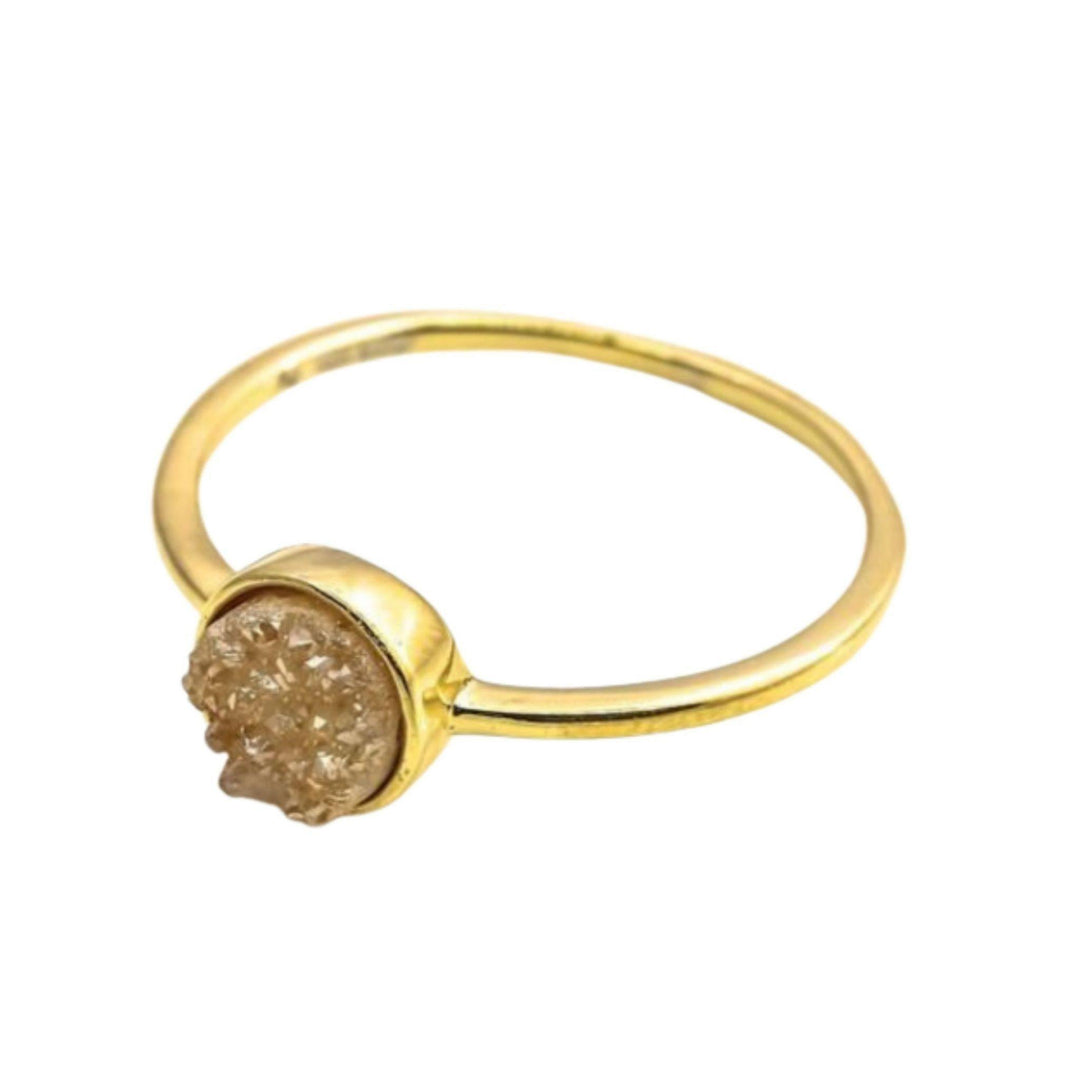 Champagne Druzy Ring - Robyn Real Jewels