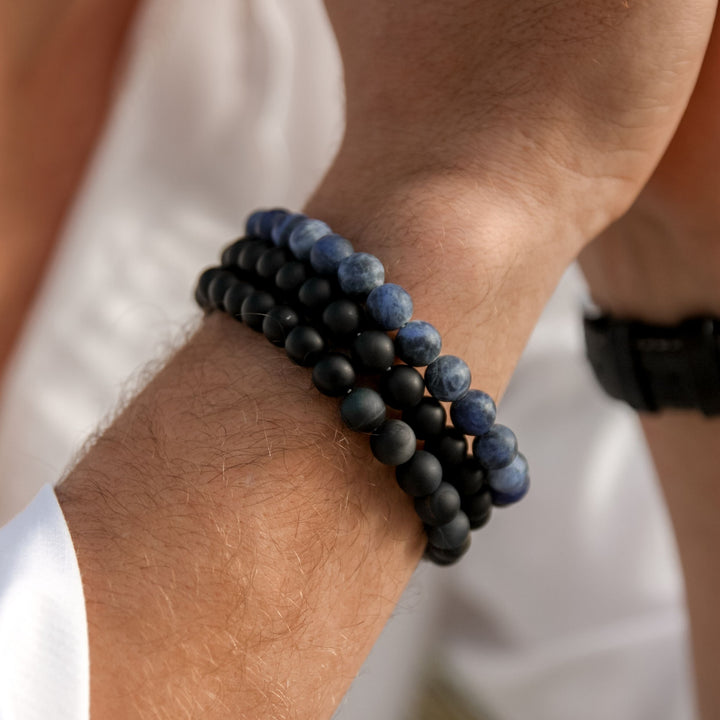 Sodalite Mens Bracelet - Robyn Real Jewels