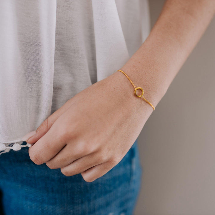 Hollow Circle Bracelet - Robyn Real Jewels