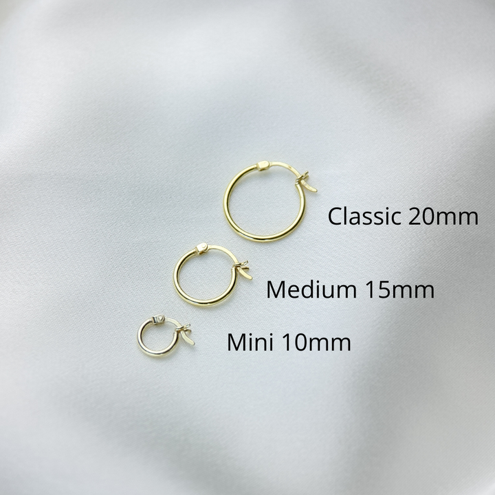 Classic Medium Hoop Earrings