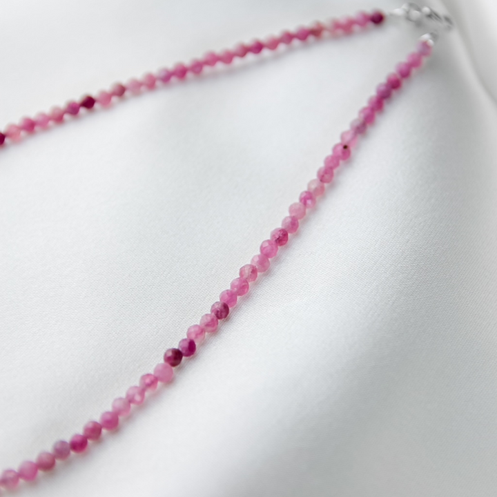 pink tourmaline necklace - robyn real jewels