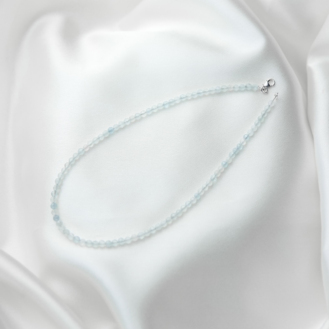 aquamarine necklace - robyn real jewels
