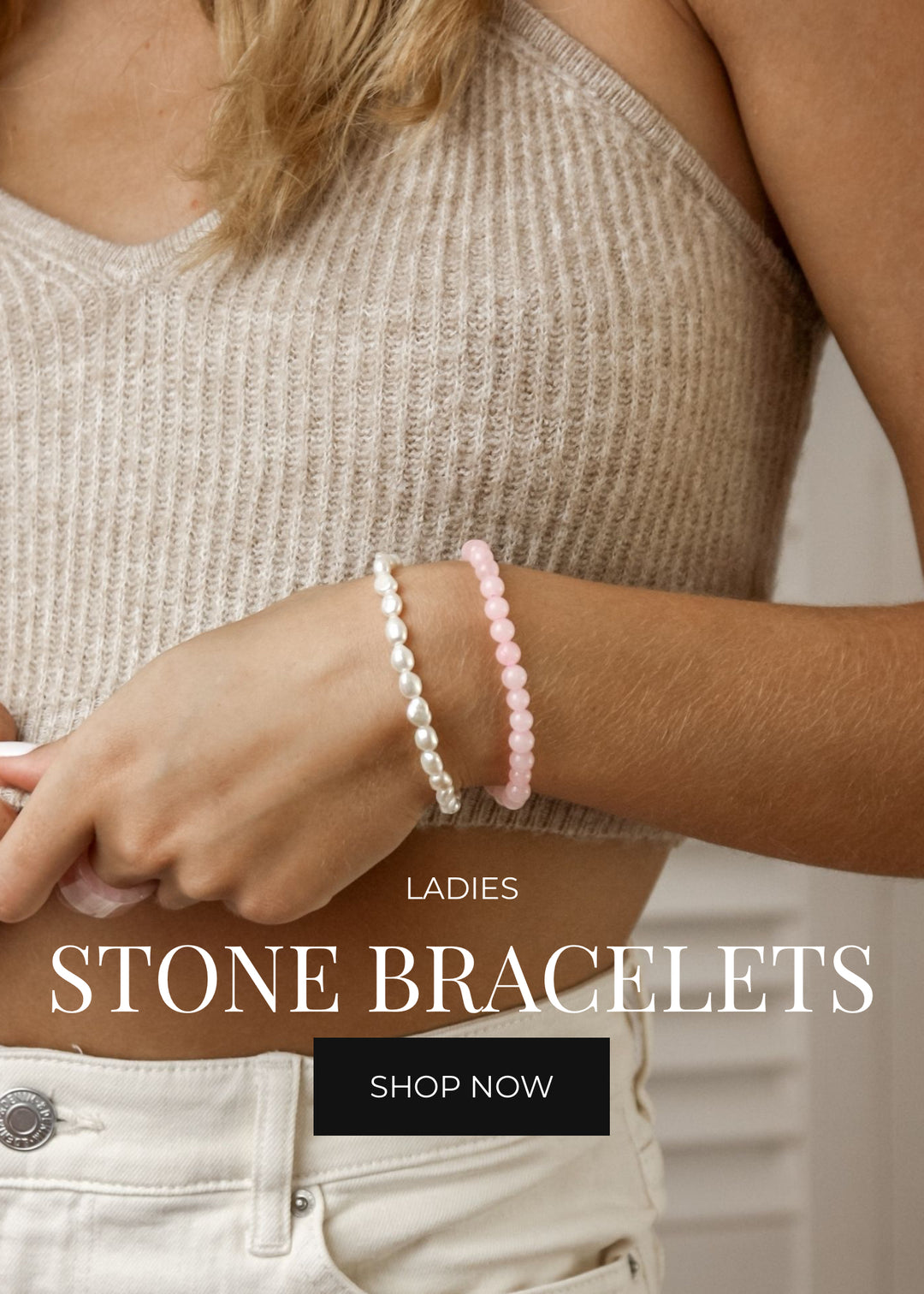 Ladies Stone Bracelets