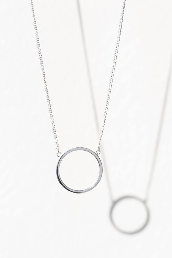 Hollow Circle Necklace