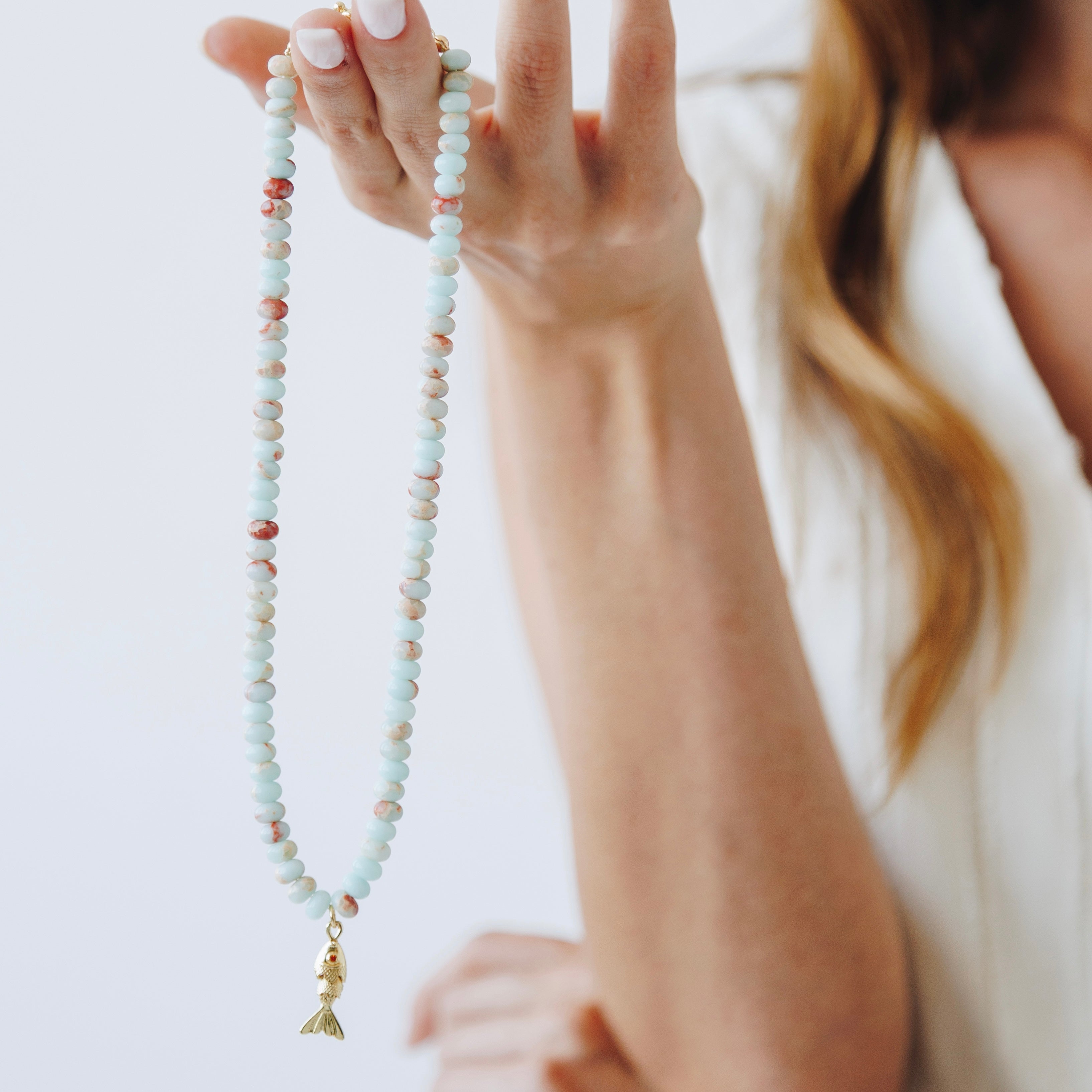 Agalmatolite Fishermans Wives Stone Necklace – Robyn Real Jewels ...