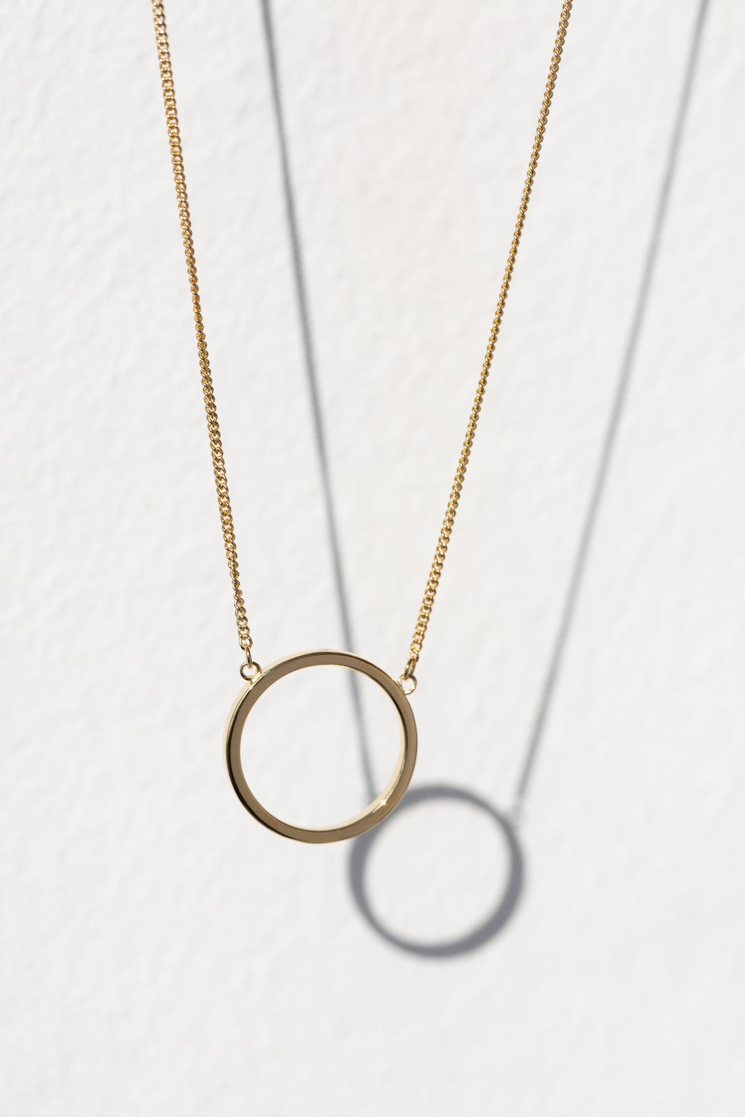 Hollow Circle Necklace