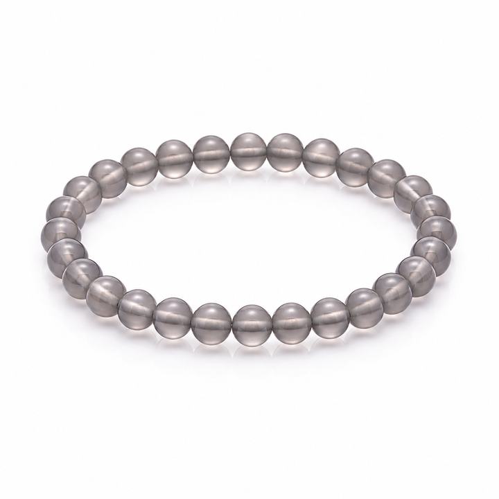 Grey Agate Stone Bracelet