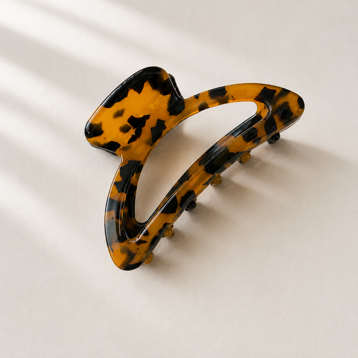 Amber Tortoise shell Medium Claw Clip