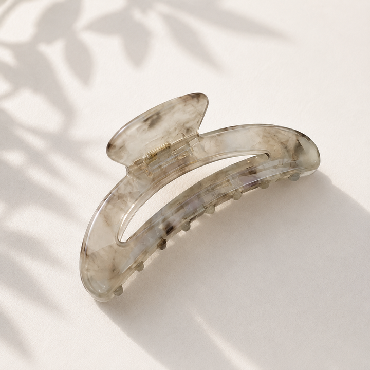 Oyster Shell Large Claw Clip