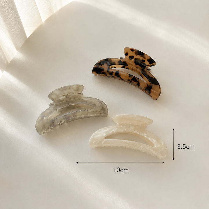 Classic Tortoise Shell Large Claw Clip