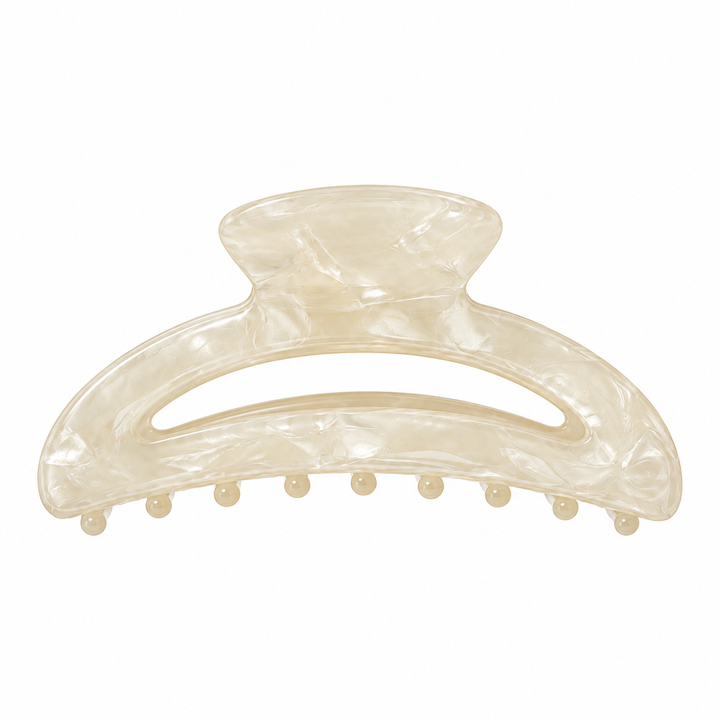 Oyster Shell Large Claw Clip