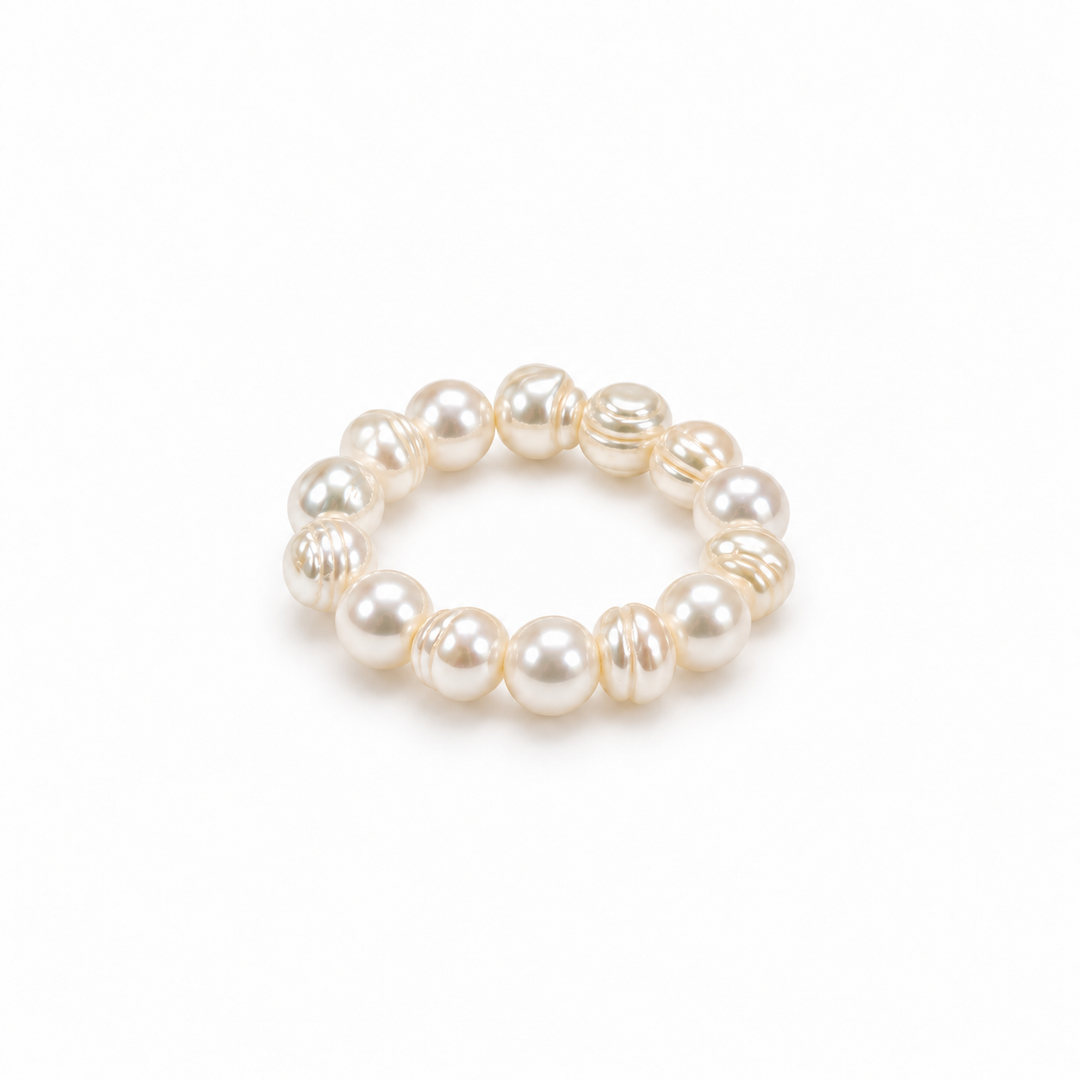 Natural Pearl bobble Ring