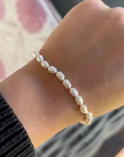 Delicate Pearl Nugget Bracelet