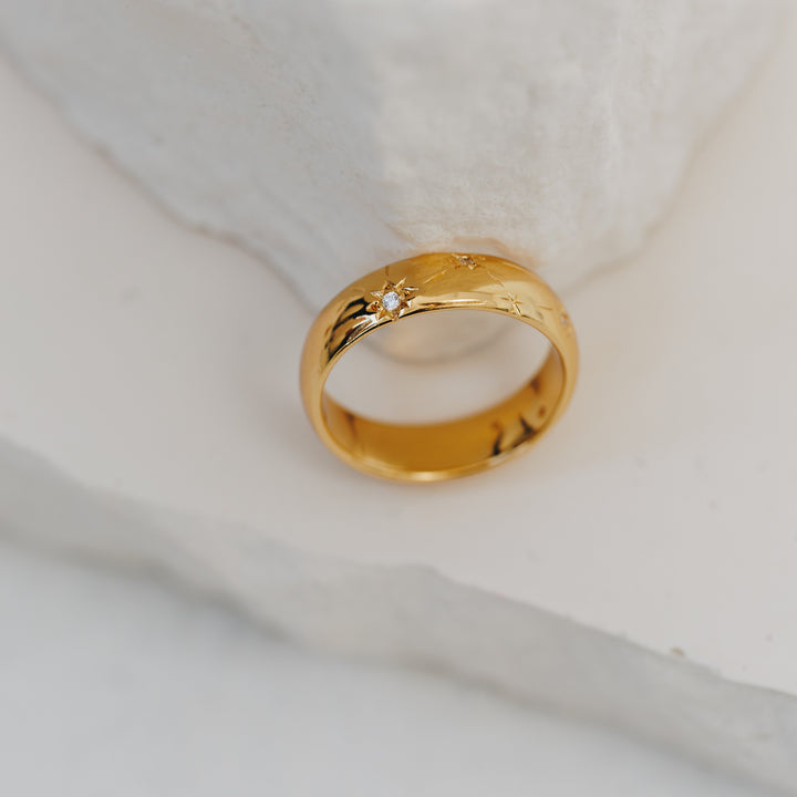 Starlit Sparkle Ring