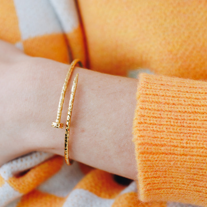 Nail Arm Cuff Bangle