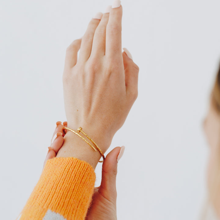 Nail Arm Cuff Bangle
