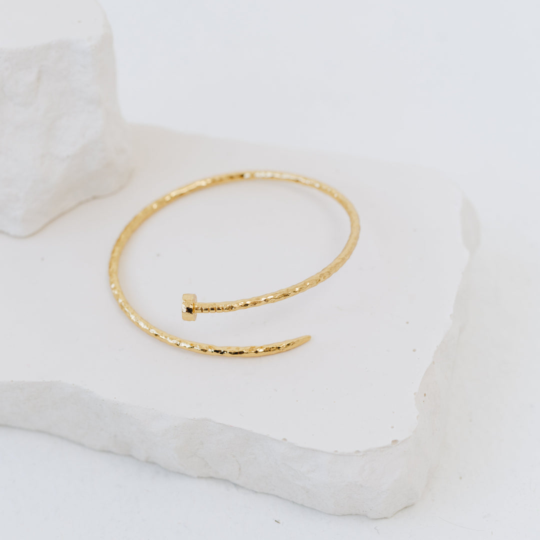 Nail Arm Cuff Bangle