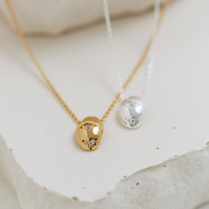 Starlit Silver Necklace