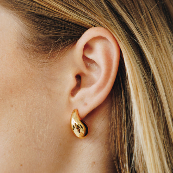 Hailey Teardrop Medium Dupe Earrings