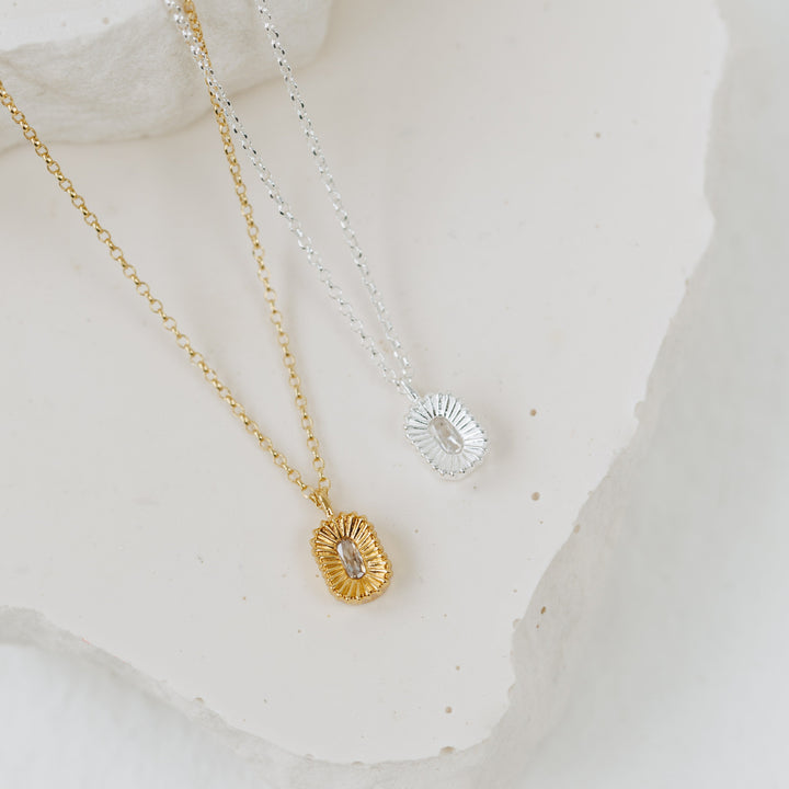 Splash Sparkle Gold Necklace
