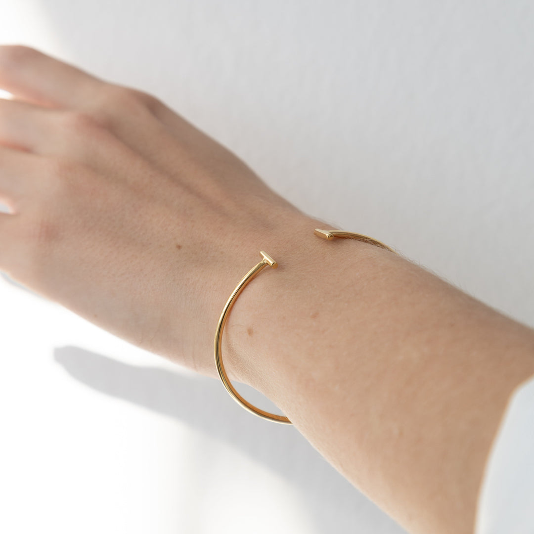 Arm cuff bangle T-Design