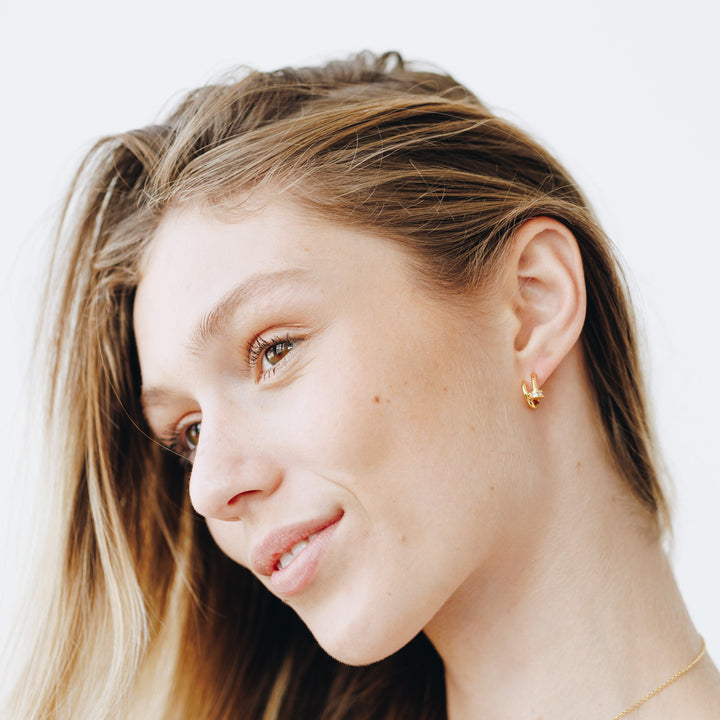Nail Sparkle Stud Earrings