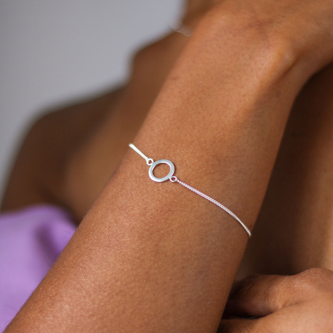 Hollow Circle Bracelet - Robyn Real Jewels