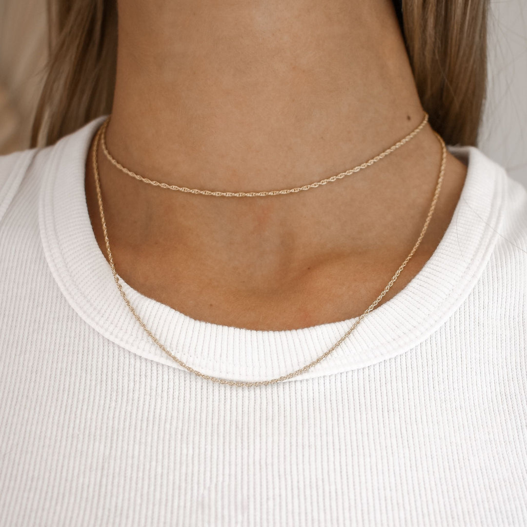 Long Rope Chain Necklace - Robyn Real Jewels