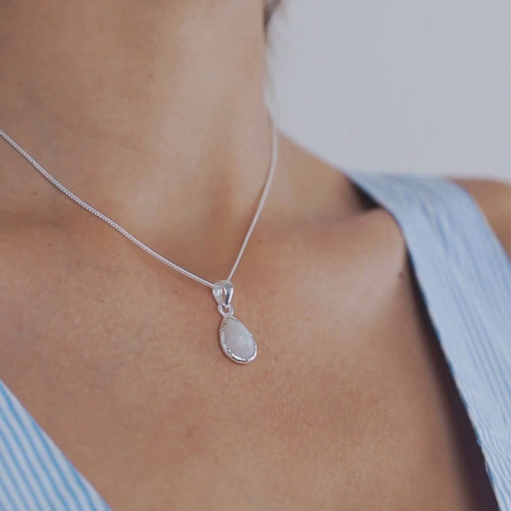 Moonstone Stone Pendant - Robyn Real Jewels