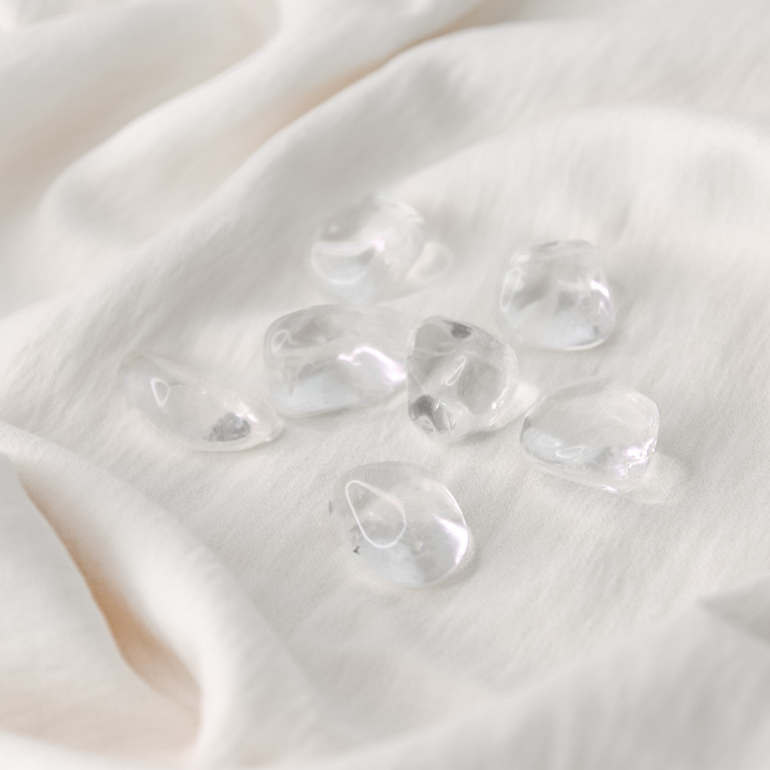 Clear Quartz Tumble Stones - Robyn Real Jewels