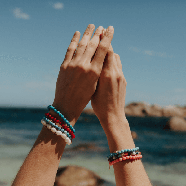 Red Coral Bracelet - Robyn Real Jewels