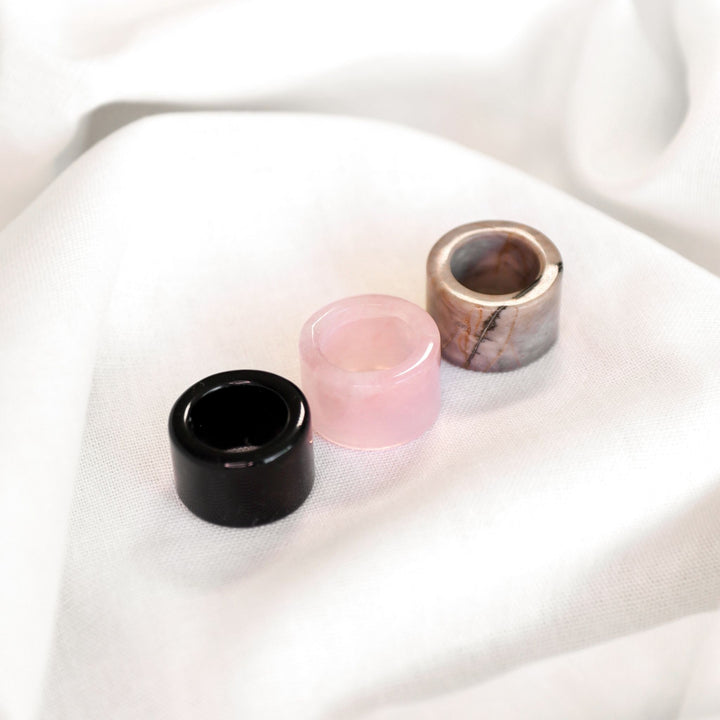 Rose Quartz Stone Ring - Robyn Real Jewels 