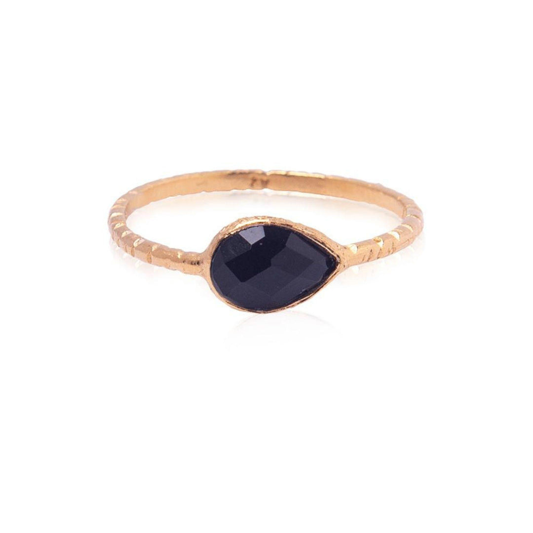 Black Onyx "Ava" Ring - Robyn Real Jewels