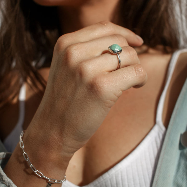 Amazonite"Gigi" Ring model image 