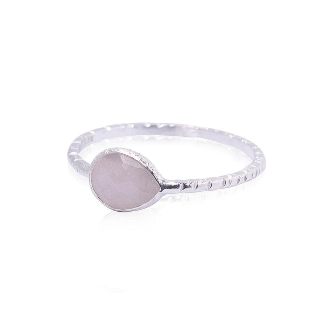 Grey Moonstone "Ava" Ring - Robyn Real Jewels