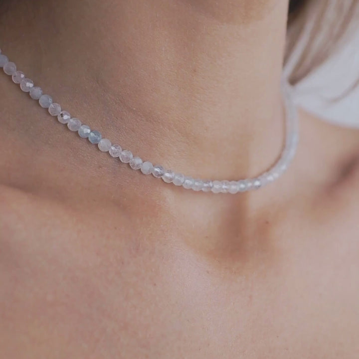 aquamarine necklace - robyn real jewels