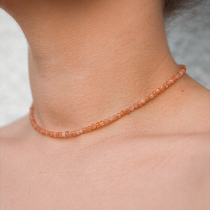 sunstone necklace - robyn real jewels